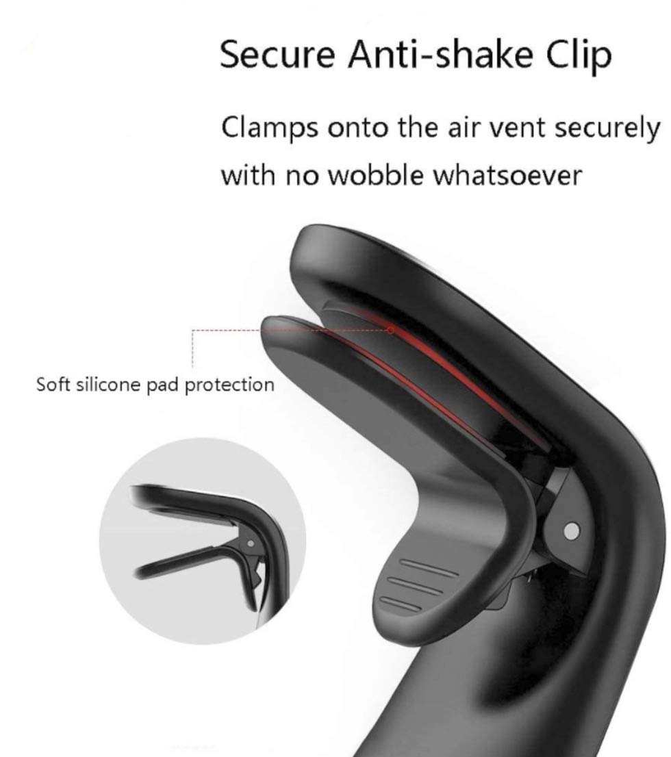 Orco Car Phone Holder Magnetic 5*N52 L Type Air Vent Clip Mount Magnetic Mobile Phone Holders for Cars Universal Compatible with iPhone 11 Pro Max X 8 7 Galaxy Note 10 S20 S10 S9 Huawei