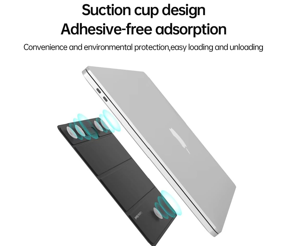 Orco Multifunctional Foldable Magnetic Ultra-thin PU Leather Mobile Phone Holder Stand Bracket for Laptop/Table/Smartphone