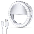 Orco Selfie Ring Light, New Version - 36 LED Universal Clip-on Phone Ring Light with 3 Level Brightness