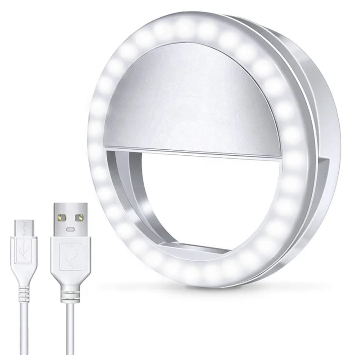 Orco Selfie Ring Light, New Version - 36 LED Universal Clip-on Phone Ring Light with 3 Level Brightness