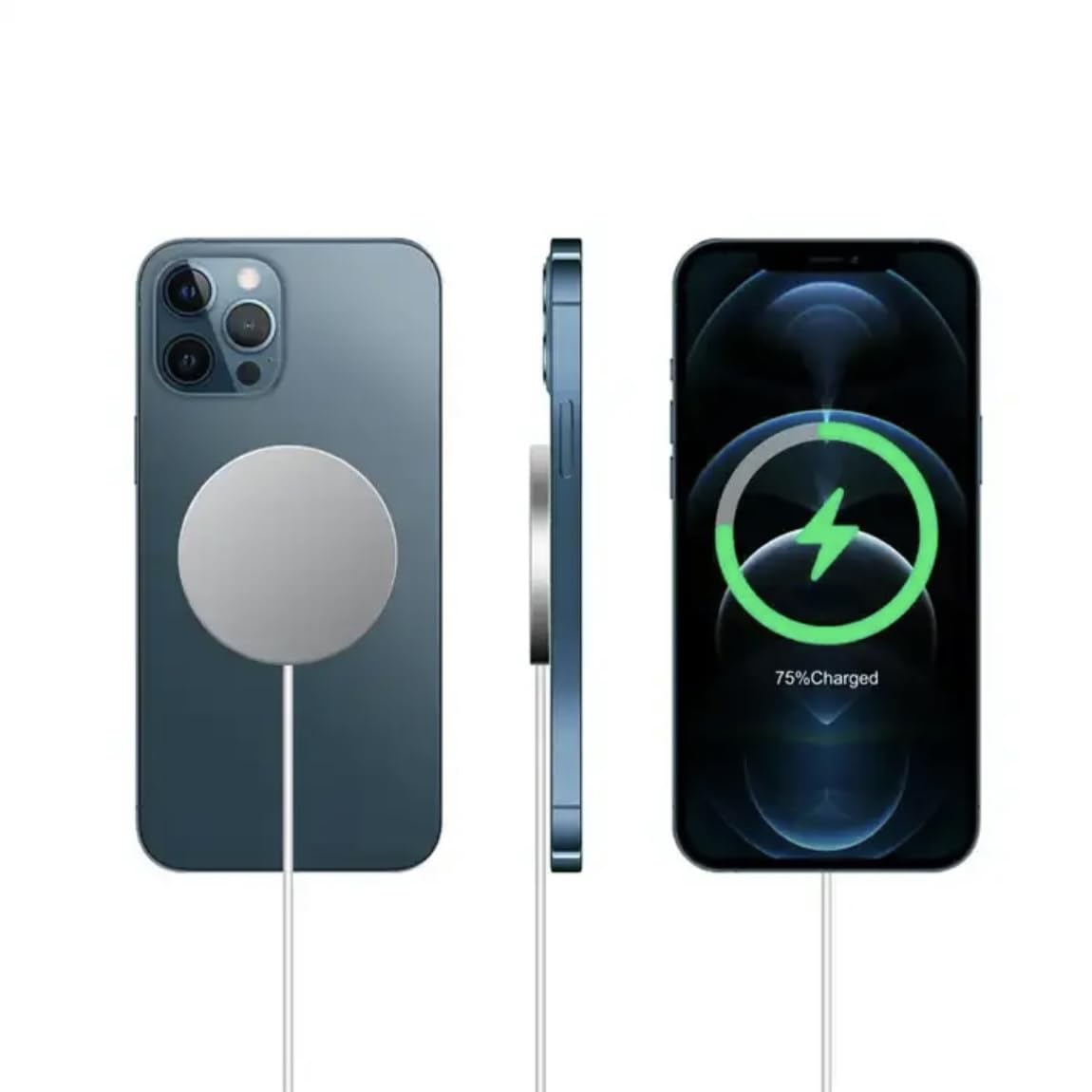 Orco Wireless Charger for iPhone Samsung, Qi-Certified Magnetic Charger15W Max for iPhone 13/13 Pro/12/11/SE 2020/AirPods/Galaxy S20