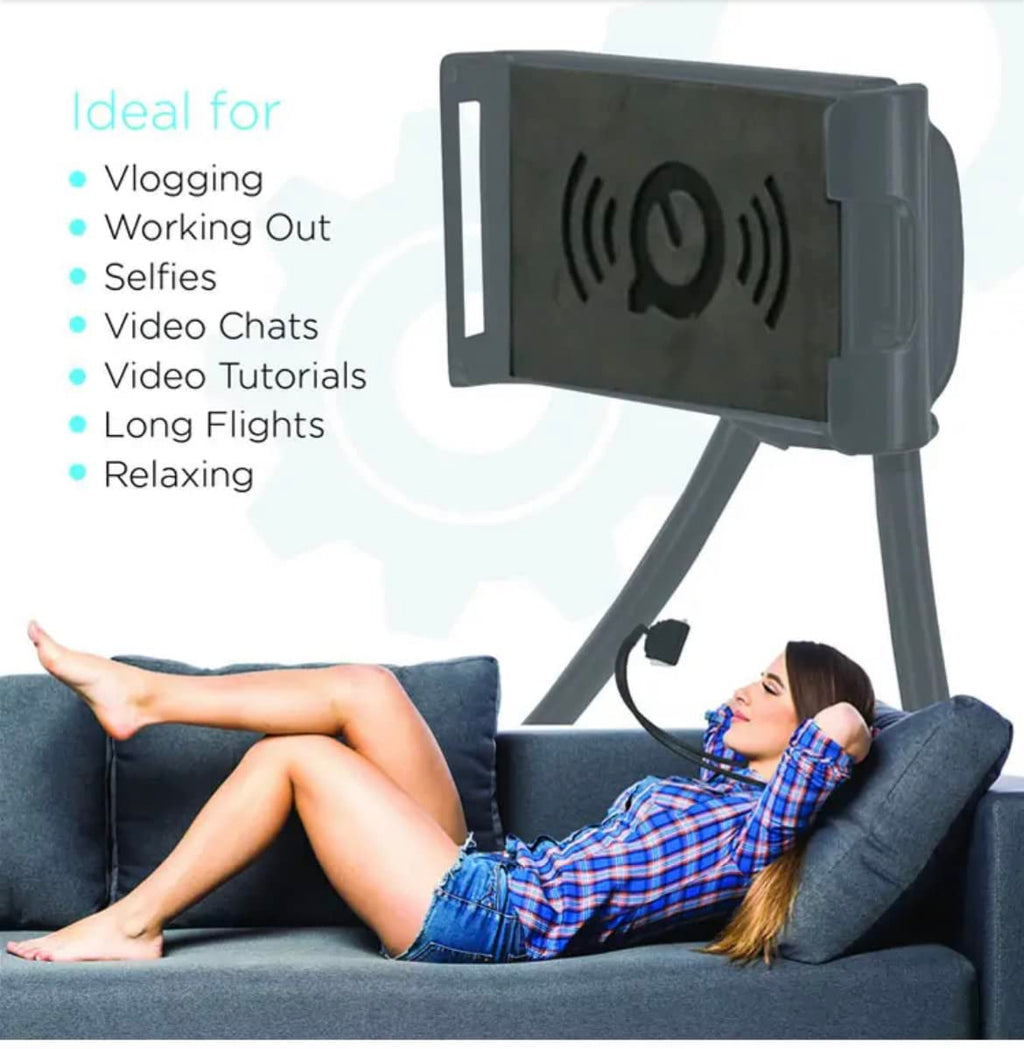 Orco Universal Smart Mobile Phone Stand Hang on Neck Cell Phone Mount Holder Flexible Lazy Bracket DIY Free Rotating for iPhone Samsung