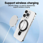 Orco Phone Ring Holder Grip for MagSafe, 360° Rotation Magnetic Cell Phone Grip Stand Two-Sided Magnetic Compatible with iPhone 17 16 15 14 13 12 Pro Max fits MagSafe Accessories