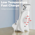 Wireless Charger Yusat Portable Mini Chair Wireless Charger for All Phones 15W Wireless Charging Station Phone Charger Stand with Musical Speaker Function