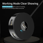 Orco USB 3.0 Hub, 4 Ports USB A Splitter Ultra Compact for Mouse, Keyboard, Flash Drive, U Disk, Printer Compatible with Laptop, Desktop PC, Xbox, PS5, and More