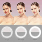 Orco Selfie Ring Light, New Version - 36 LED Universal Clip-on Phone Ring Light with 3 Level Brightness