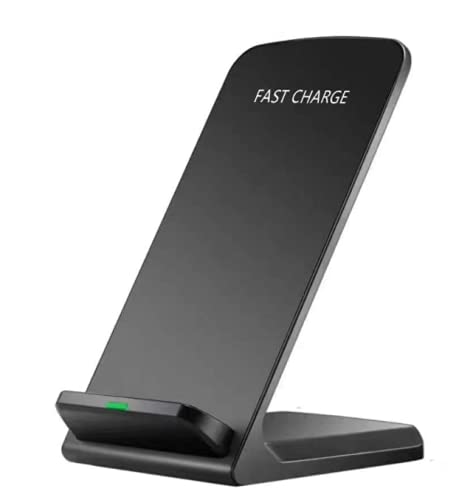 Orco Foldable 15W Fast Wireless Charger Stand – 2-Coil Qi Charging Station for Samsung Galaxy S25 S24 S23 Ultra, S22, S21, 7.5W for iPhone 17 16 15 14 13 12 Pro Max – Case Friendly