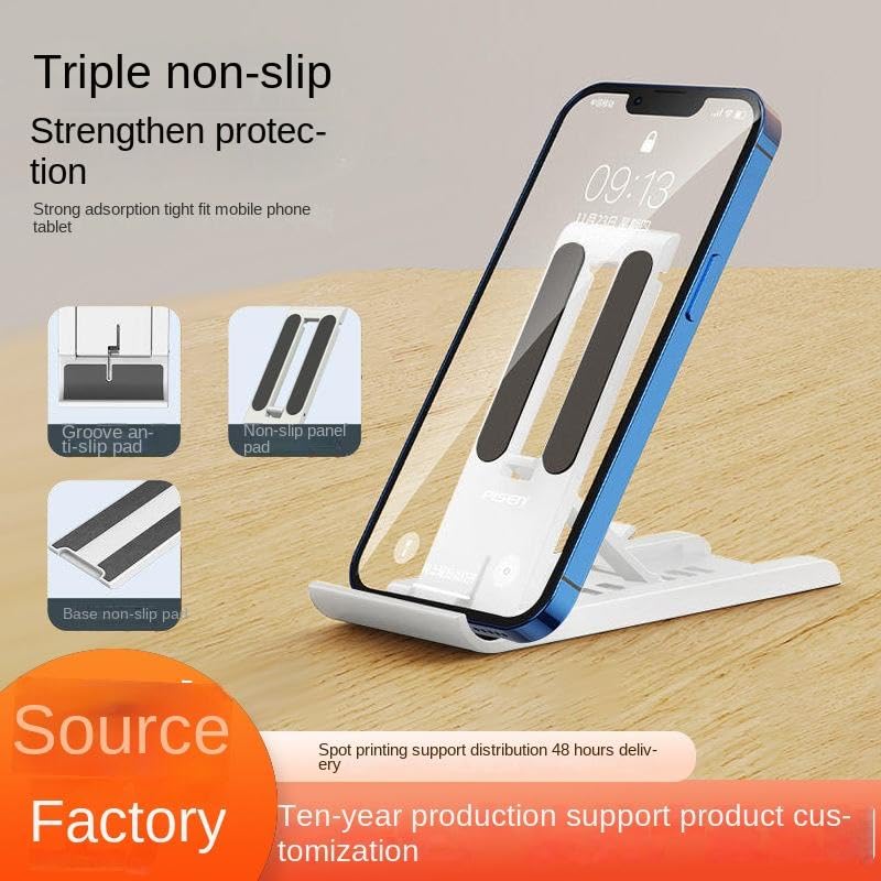 Orco 2 Pack Foldable Portable iPad Stand, Adjustable Tablet Holder for 4-13 Inch Devices - Ergonomic Desk Accessories Compatible with iPad 10.9-12.9, iPhone 15 Pro Max, Galaxy Tab, Switch