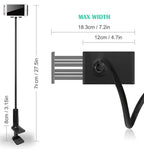 Orco Cell Phone Holder for Bed Desk Flexible Holder Gooseneck 360 Long Arm Clamp Bracket Mount Stand for iPhone 12 Mini, 12 Pro Max, 11 Pro, Xs XR X 8 7 6 Plus, Samsung S10 S9 S8, 4.7"-7.2"