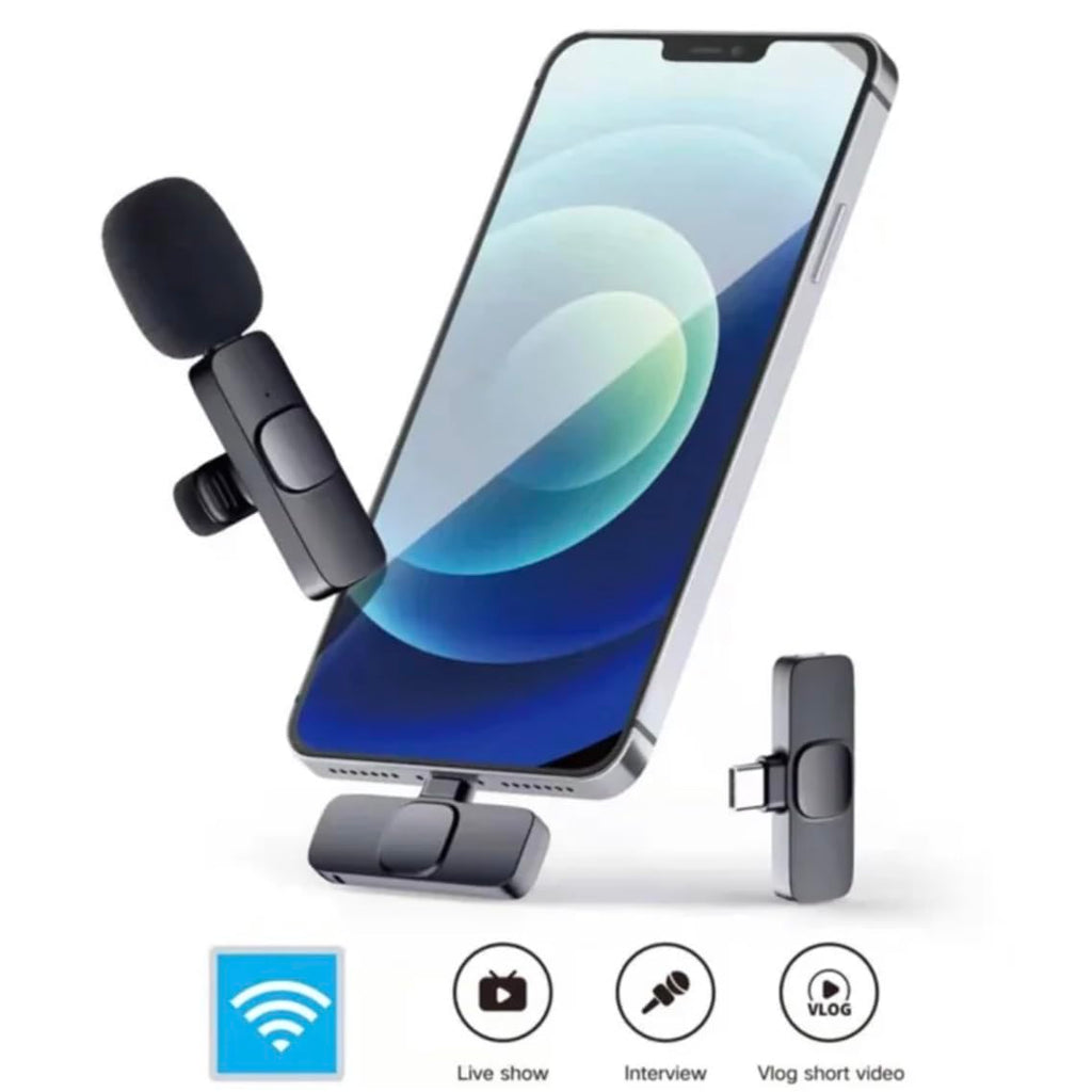 Orco Wireless Lavalier Microphone for iPhone/Android Phone/Computer, USB C Lapel Microphone for Video Recording, Vlogging, TikTok, YouTube, Noise Reduction, Plug-Play Clip on Mic
