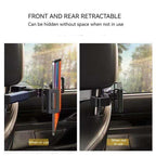 Orco Car Headrest Tablet Holder - Heavy Duty Triangle Mount for 4.7-12.9” iPad Pro Air Mini, Samsung Galaxy, Switch - 360° Rotating Extendable Backseat Stand with Safe Flush-Fit & Anti-Shake Design