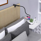 Orco Cell Phone Holder for Bed Desk Flexible Holder Gooseneck 360 Long Arm Clamp Bracket Mount Stand for iPhone 12 Mini, 12 Pro Max, 11 Pro, Xs XR X 8 7 6 Plus, Samsung S10 S9 S8, 4.7"-7.2"