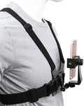 ORCO Chest Mount Harness and Backpack Shoulder Strap Mount with 360° Rotating Phone Clip for Action Cameras and Smartphones (4-7 inches), Adjustable POV Filming Accessories for Hiking and Cycling