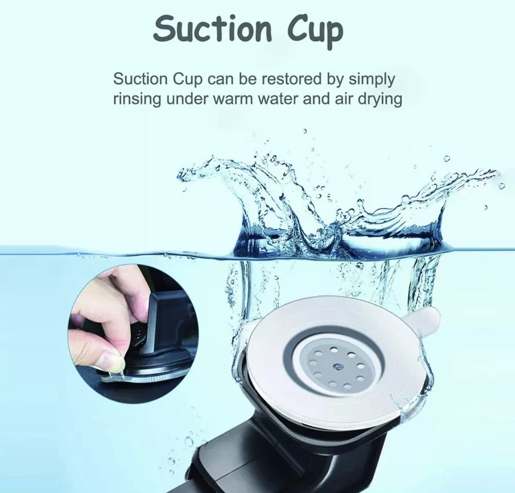 Orco Car Phone Holder,[Master Anti-Vibration] Phone Mount for Car,[Strong Suction] Universal Dashboard Windscreen Handsfree Stand, Compatible with iPhone 12 11 SE Samsung Galaxy S21 A12,Black