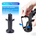 Orco Bike Bottle Holder, Black Bicycle Cup Holder 360 Degrees Rotation Cycling Water Bottle Cages; fit Bicycles, Mountain Bikes, Prams and Wheelchair