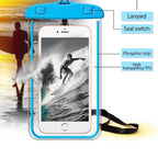 Orco 2 Pack Waterproof Phone Pouch IPX8 Universal Waterproof Phone Case Bag for Swimming, Adjustable Lanyard Underwater Phone Dry Bag for iPhone 15 14 13 12,Galaxy and Other Phones up to 7.2"