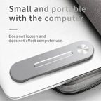Orco 2 Pack Adjustable Magnetic Phone Holder for Laptop Screen Aluminum Slim Monitor Side Mount Clip for All Phones Portable Foldable Computer Expansion Bracket