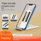 Orco 2 Pack Foldable Portable iPad Stand, Adjustable Tablet Holder for 4-13 Inch Devices - Ergonomic Desk Accessories Compatible with iPad 10.9-12.9, iPhone 15 Pro Max, Galaxy Tab, Switch