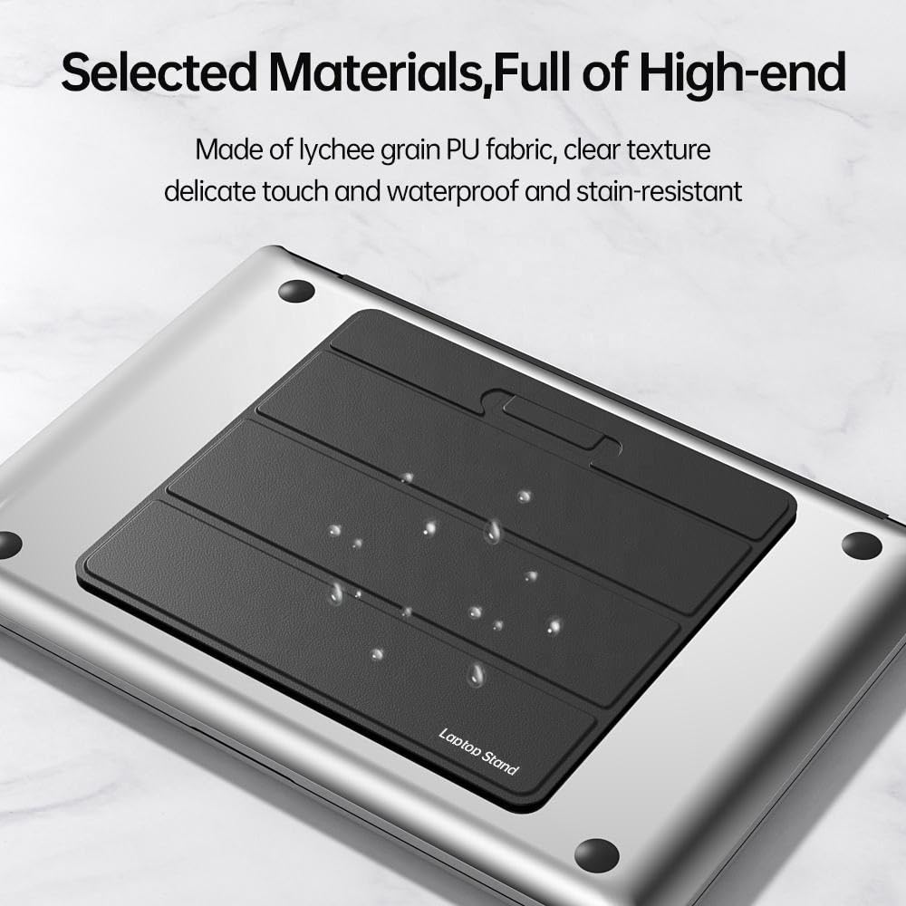 Orco Multifunctional Foldable Magnetic Ultra-thin PU Leather Mobile Phone Holder Stand Bracket for Laptop/Table/Smartphone