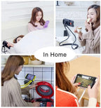 Orco Universal Smart Mobile Phone Stand Hang on Neck Cell Phone Mount Holder Flexible Lazy Bracket DIY Free Rotating for iPhone Samsung