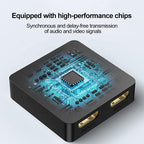 Orco 4K@60Hz HDMI Switch Bi-Directional, Aluminum HDMI Splitter 2 in 1 Out or 1 in 2 Out, Support 4K 3D 1080P, Switcher for PS5, PS4, Xbox, Roku, Apple TV, HDTV, Monitor