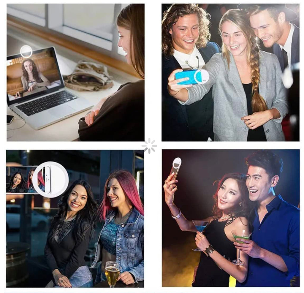 Orco Selfie Ring Light, New Version - 36 LED Universal Clip-on Phone Ring Light with 3 Level Brightness