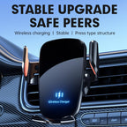 Orco Car Phone Holder Wireless Charger,Auto Clamping 15W Fast Wireless,Super Stable Air Vent Car Phone Mount Charger for iPhone Pro Max/17/16/15/14/13/12,Galaxy S25 Ultra/S25/S24/S23