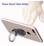 Orco 3 in 1 Universal Phone Ring Kickstand and Grip Holder - Anti-Slip Car Vent Mount for Smartphones and Tablets