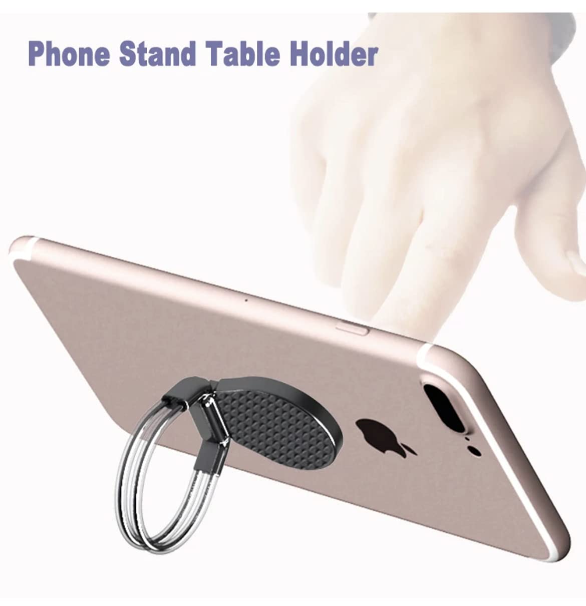 Orco 3 in 1 Universal Phone Ring Kickstand and Grip Holder - Anti-Slip Car Vent Mount for Smartphones and Tablets
