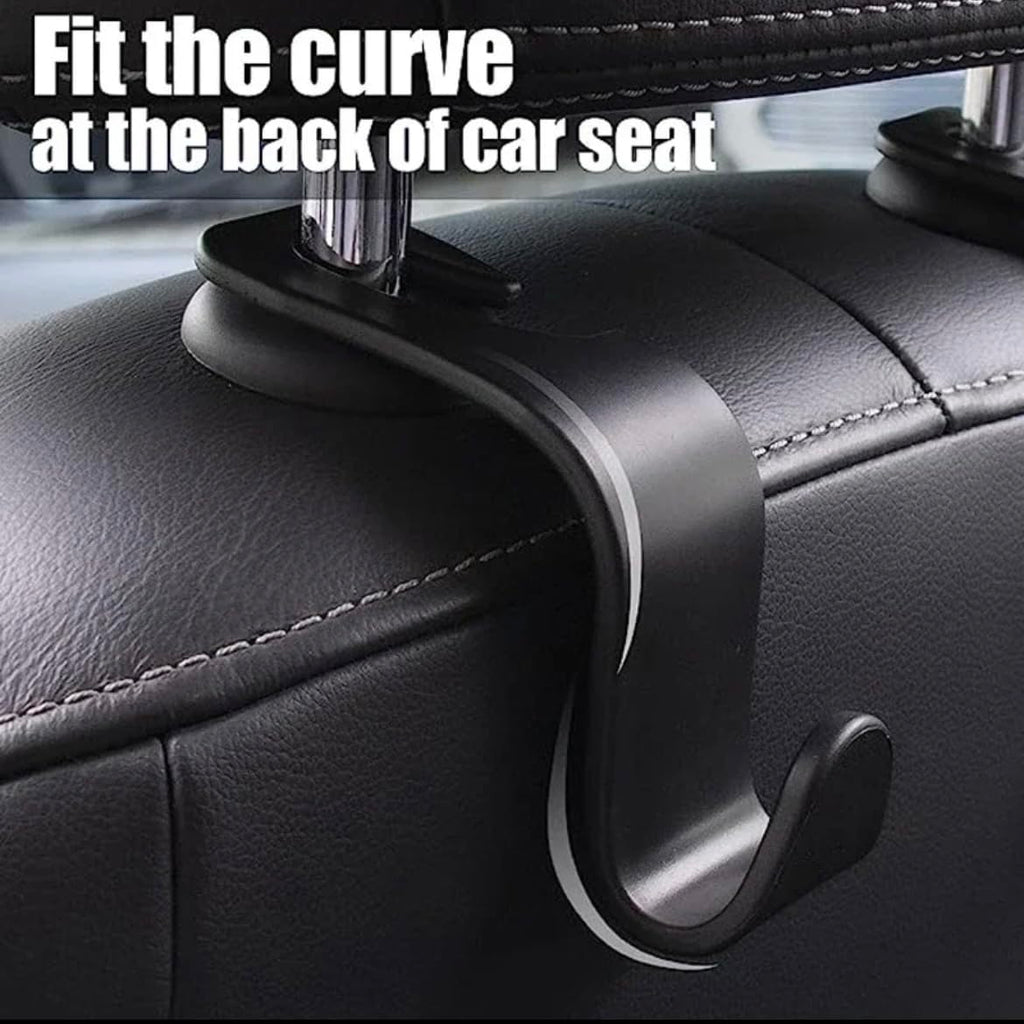 Orco 4 Pack Car Seat Headrest Hook Car Purse Hook for All Vehicle Car Handbag Clothes Coats Grocery Bags