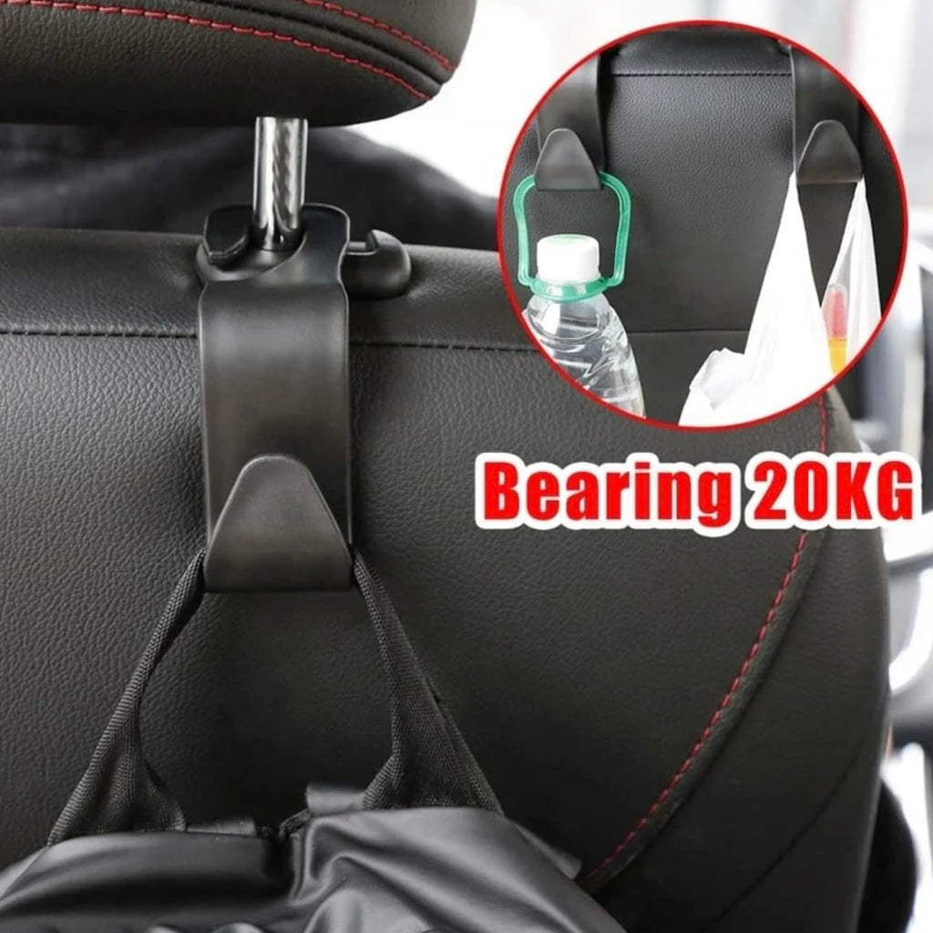 Orco 4 Pack Car Seat Headrest Hook Car Purse Hook for All Vehicle Car Handbag Clothes Coats Grocery Bags