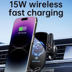 Orco Car Phone Holder Wireless Charger,Auto Clamping 15W Fast Wireless,Super Stable Air Vent Car Phone Mount Charger for iPhone Pro Max/17/16/15/14/13/12,Galaxy S25 Ultra/S25/S24/S23