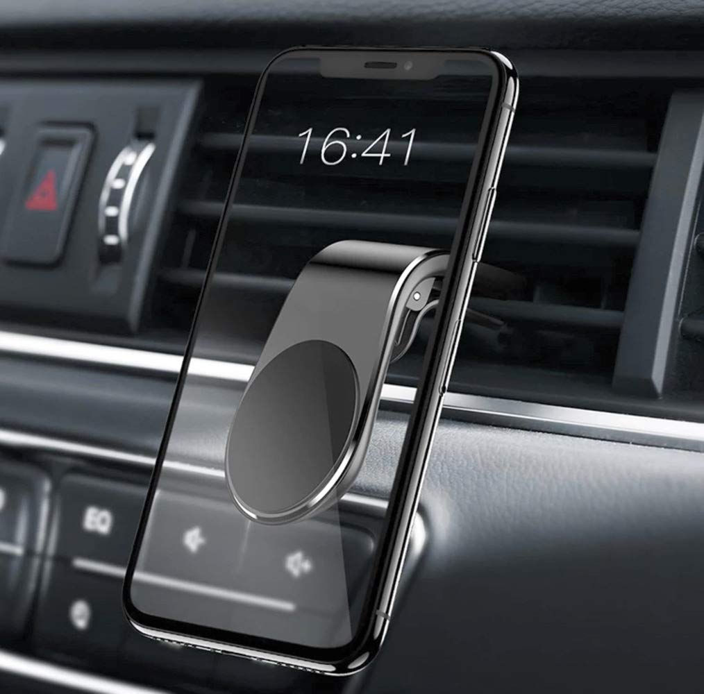 Orco Car Phone Holder Magnetic 5*N52 L Type Air Vent Clip Mount Magnetic Mobile Phone Holders for Cars Universal Compatible with iPhone 11 Pro Max X 8 7 Galaxy Note 10 S20 S10 S9 Huawei
